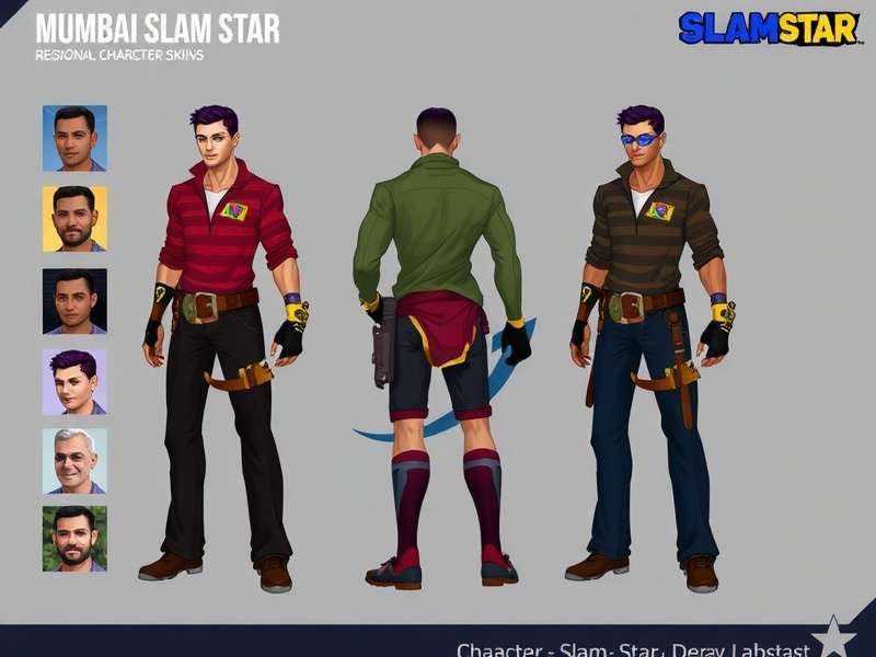 Regional Skins for Mumbai Slam Star Characters Mumbai Slam Star Regional Character Skins